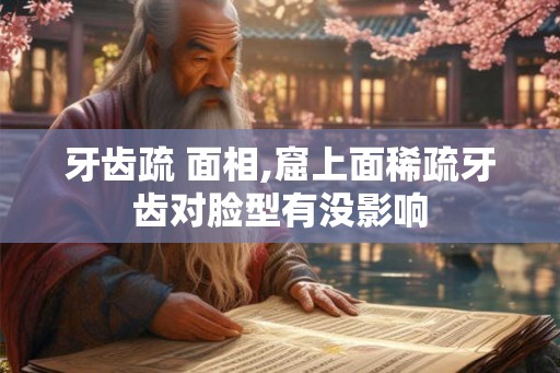 牙齿疏 面相,窟上面稀疏牙齿对脸型有没影响