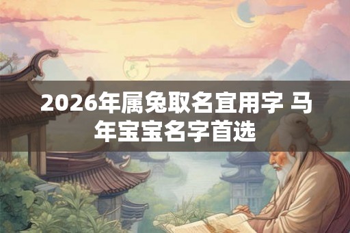 2026年属兔取名宜用字 马年宝宝名字首选