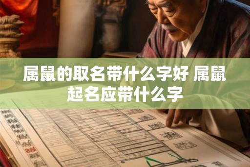 属鼠的取名带什么字好 属鼠起名应带什么字 属鼠的取名带什么字好 属鼠起名应带什么字