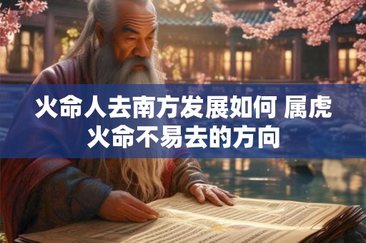 火命人去南方发展如何 属虎火命不易去的方向 火命人去南方发展如何 属虎火命不易去的方向