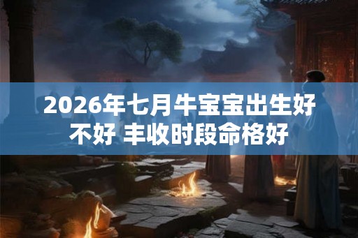 2026年七月牛宝宝出生好不好 丰收时段命格好