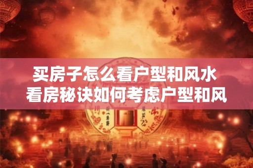 买房子怎么看户型和风水 看房秘诀如何考虑户型和风水