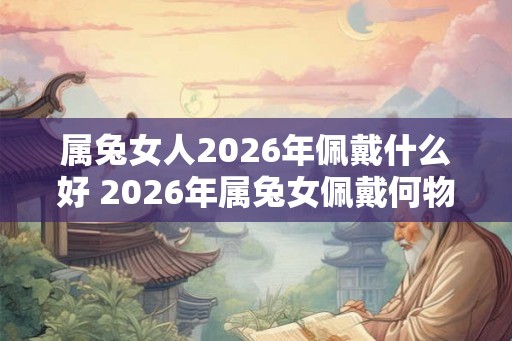 属兔女人2026年佩戴什么好 2026年属兔女佩戴何物