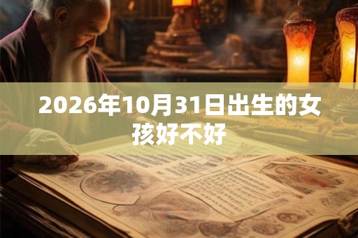 2026年10月31日出生的女孩好不好