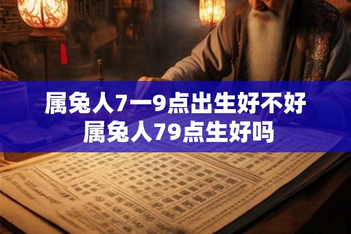 属兔人7一9点出生好不好 属兔人79点生好吗
