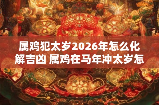 属鸡犯太岁2026年怎么化解吉凶 属鸡在马年冲太岁怎么办 属鸡犯太岁2026年怎么化解吉凶 属鸡在马年冲太岁怎么办