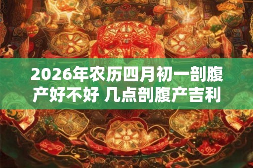 2026年农历四月初一剖腹产好不好 几点剖腹产吉利