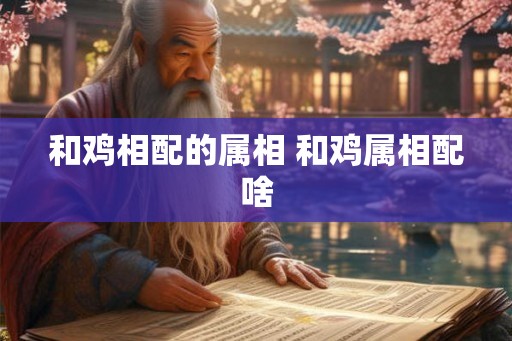 和鸡相配的属相 和鸡属相配啥 和鸡相配的属相 和鸡属相配啥