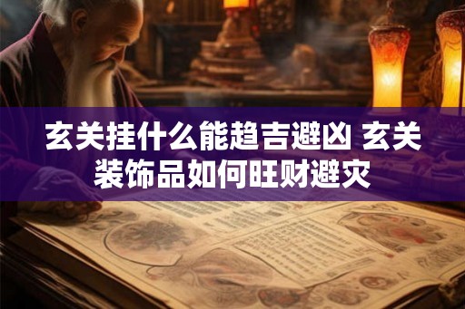 玄关挂什么能趋吉避凶 玄关装饰品如何旺财避灾