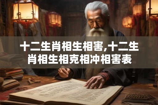 十二生肖相生相害,十二生肖相生相克相冲相害表 十二生肖相生相害,十二生肖相生相克相冲相害表