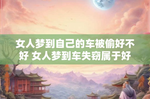 女人梦到自己的车被偷好不好 女人梦到车失窃属于好梦吗