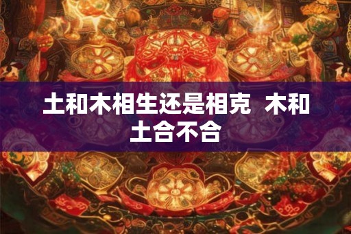 土和木相生还是相克  木和土合不合