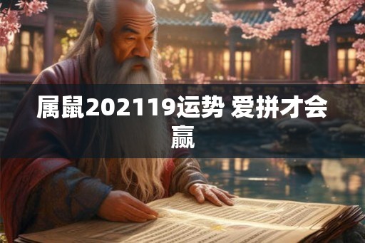 属鼠202119运势 爱拼才会赢