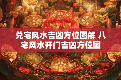 兑宅风水吉凶方位图解 八宅风水开门吉凶方位图