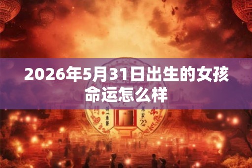 2026年5月31日出生的女孩命运怎么样