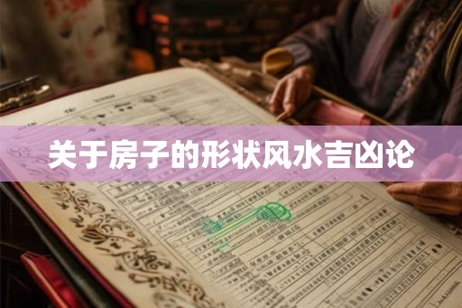 关于房子的形状风水吉凶论