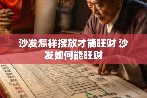 沙发怎样摆放才能旺财 沙发如何能旺财