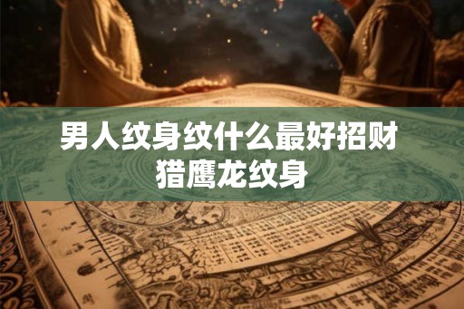 男人纹身纹什么最好招财 猎鹰龙纹身