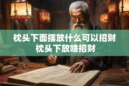 枕头下面摆放什么可以招财 枕头下放啥招财