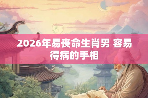 2026年易丧命生肖男 容易得病的手相