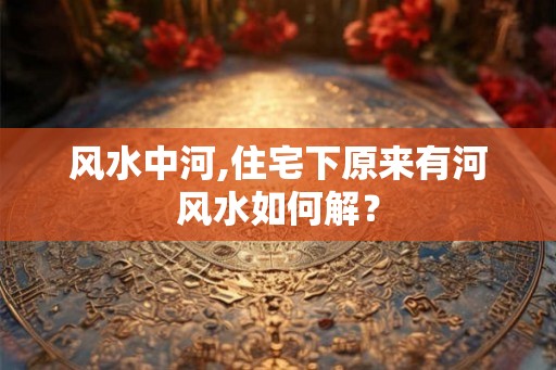 风水中河,住宅下原来有河风水如何解？
