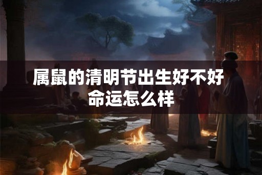 属鼠的清明节出生好不好 命运怎么样