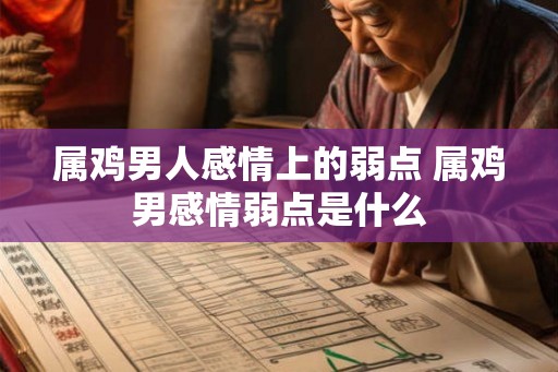 属鸡男人感情上的弱点 属鸡男感情弱点是什么 属鸡男人感情上的弱点 属鸡男感情弱点是什么