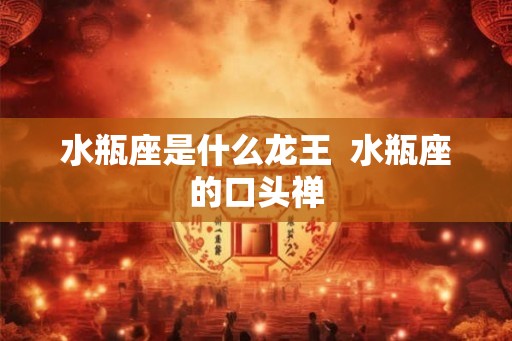 水瓶座是什么龙王  水瓶座的口头禅