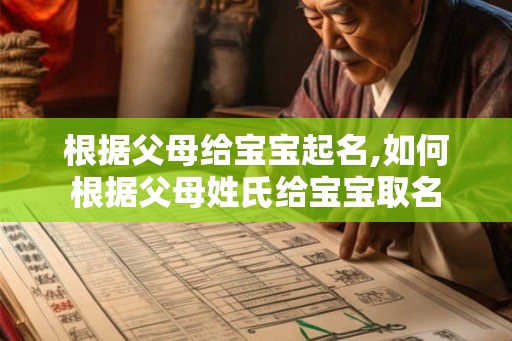 根据父母给宝宝起名,如何根据父母姓氏给宝宝取名