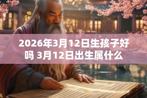 2026年3月12日生孩子好吗 3月12日出生属什么