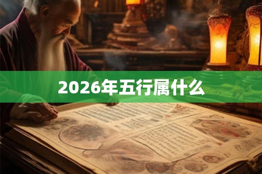 2026年五行属什么