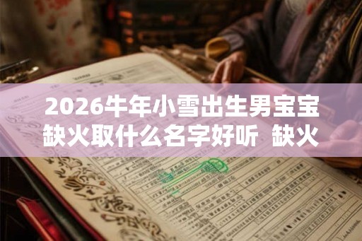 2026牛年小雪出生男宝宝缺火取什么名字好听 缺火男孩寓意好的名字 2026牛年小雪出生男宝宝缺火取什么名字好听 缺火男孩寓意好的名字