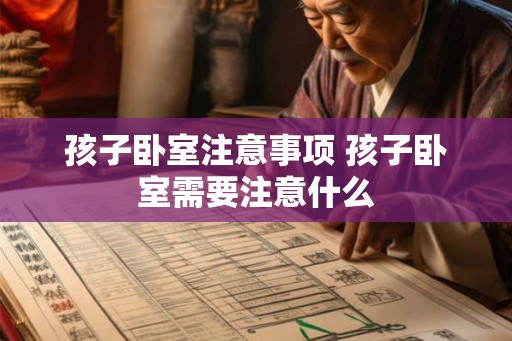 孩子卧室注意事项 孩子卧室需要注意什么