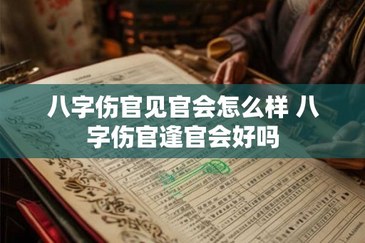 八字伤官见官会怎么样 八字伤官逢官会好吗