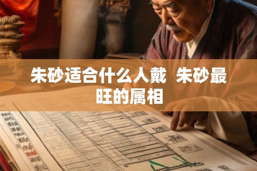 朱砂适合什么人戴 朱砂最旺的属相 朱砂适合什么人戴 朱砂最旺的属相