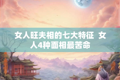 女人旺夫相的七大特征  女人4种面相最苦命