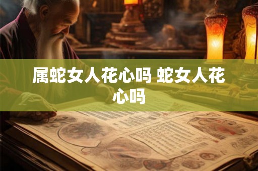 属蛇女人花心吗 蛇女人花心吗