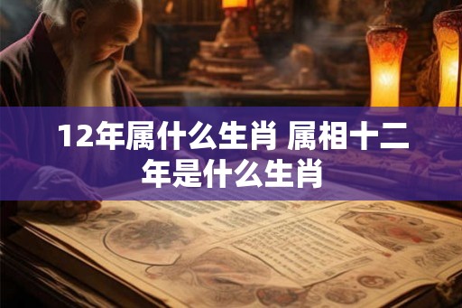 12年属什么生肖 属相十二年是什么生肖