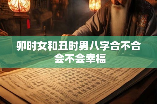 卯时女和丑时男八字合不合 会不会幸福