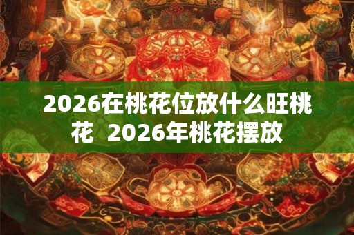 2026在桃花位放什么旺桃花  2026年桃花摆放