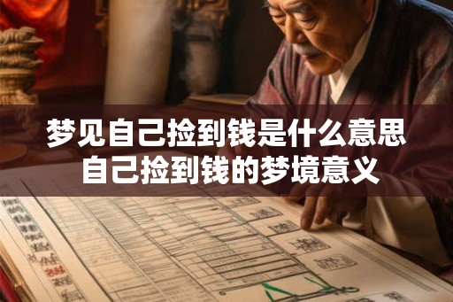 梦见自己捡到钱是什么意思 自己捡到钱的梦境意义 梦见自己捡到钱是什么意思 自己捡到钱的梦境意义