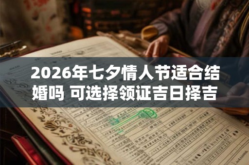 2026年七夕情人节适合结婚吗 可选择领证吉日择吉