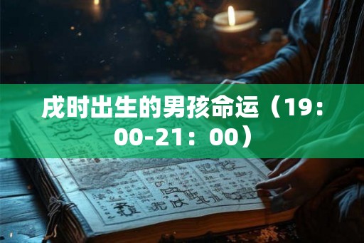 戌时出生的男孩命运(19:00-21:00) 戌时出生的男孩命运(19:00-21:00)