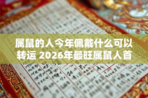 属鼠的人今年佩戴什么可以转运 2026年最旺属鼠人首饰 属鼠的人今年佩戴什么可以转运 2026年最旺属鼠人首饰