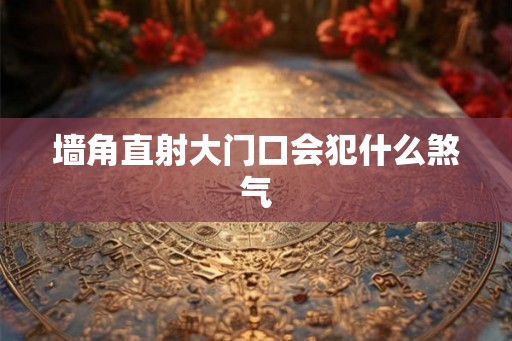 墙角直射大门口会犯什么煞气