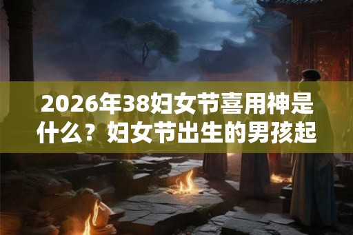 2026年38妇女节喜用神是什么？妇女节出生的男孩起名