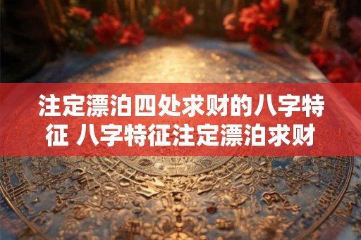 注定漂泊四处求财的八字特征 八字特征注定漂泊求财