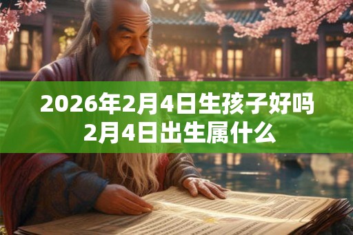 2026年2月4日生孩子好吗 2月4日出生属什么