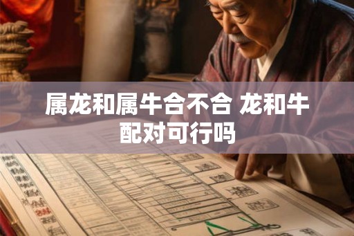 属龙和属牛合不合 龙和牛配对可行吗
