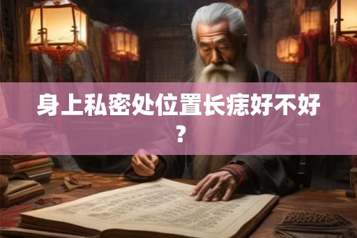 身上私密处位置长痣好不好？
